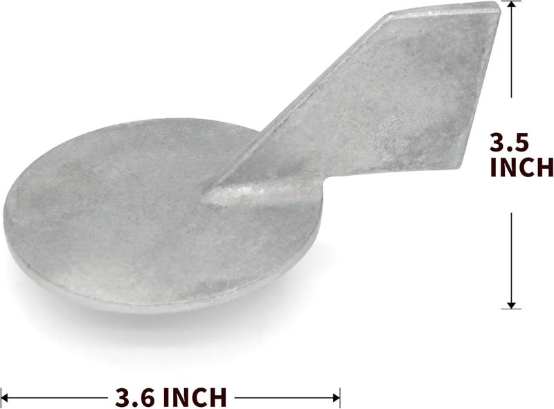 QUICKMARINE 688-45371-01 Boat Motor Trim Tab Anode with Bolt for Yamaha 50-90 HP Outboard Models replaces 67F-45371-00 6K5-45371-00 Marine Engine - Image 2